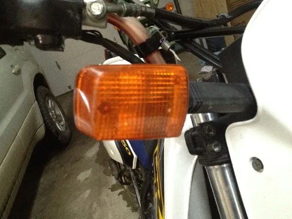 Suzuki DR 350 front blinkers