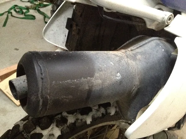 Suzuki DR 350 exhaust