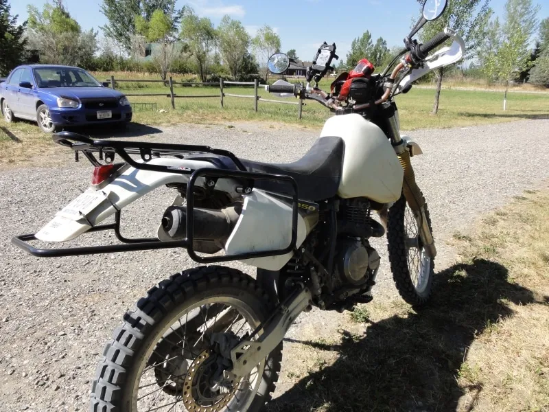 DR350Suzuki with new tank