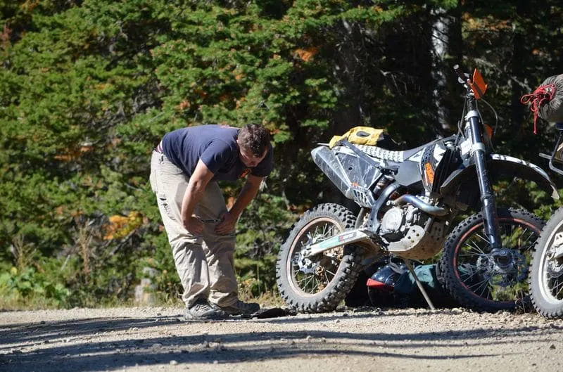 motorcycle mishap