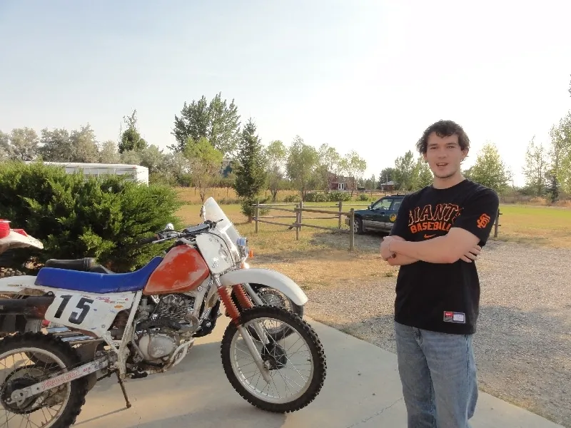 Francis first ride