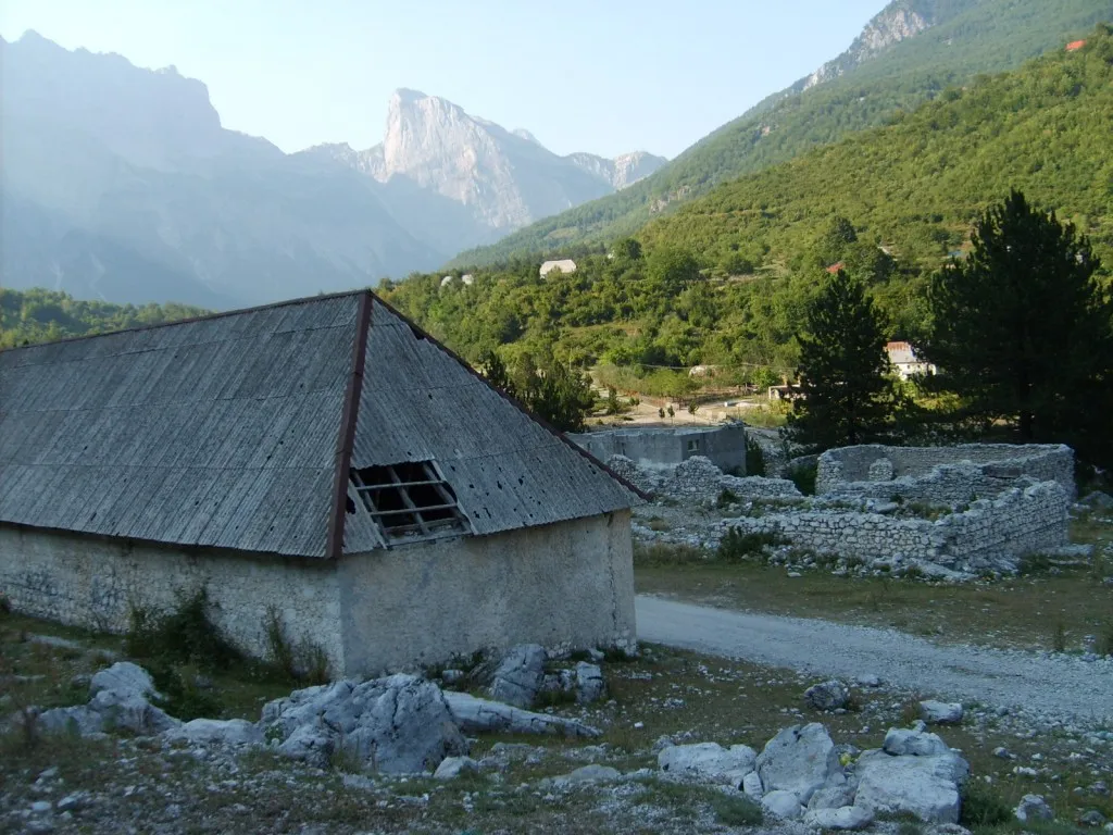 Theth National Park mountain valley Albania