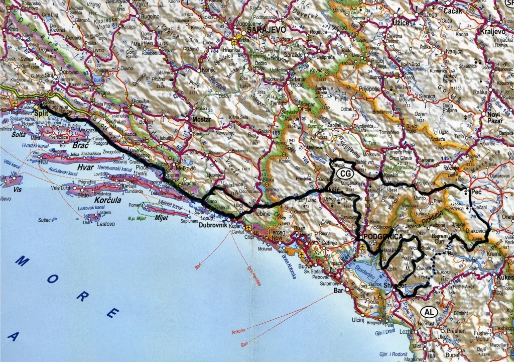 Road to Albania