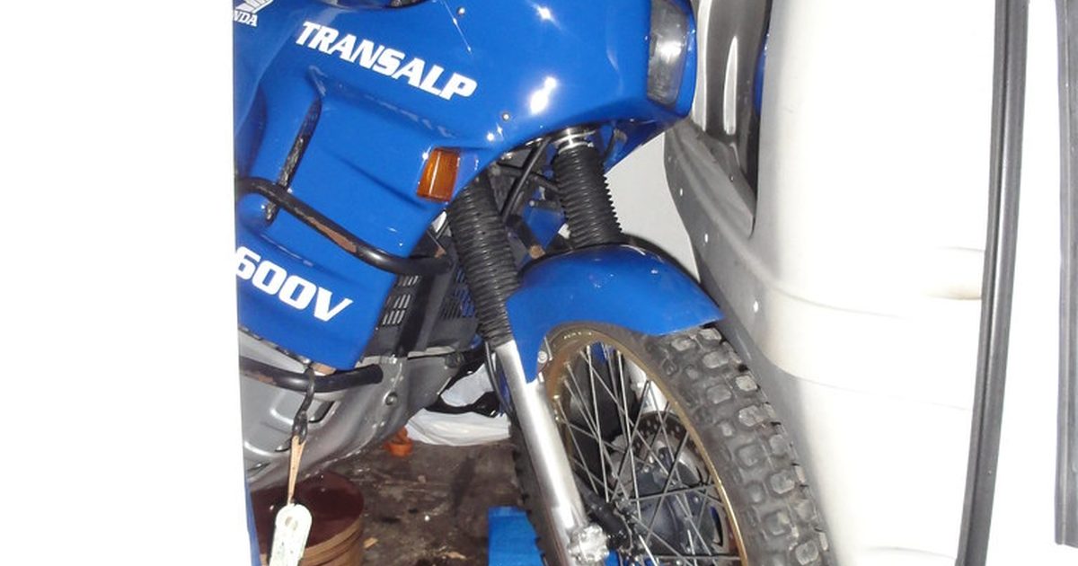 Finally have the Transalp and my girlfriend home!