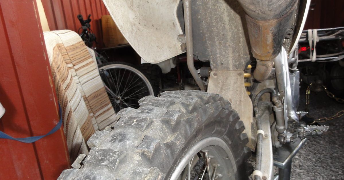 New rear tire for the XR