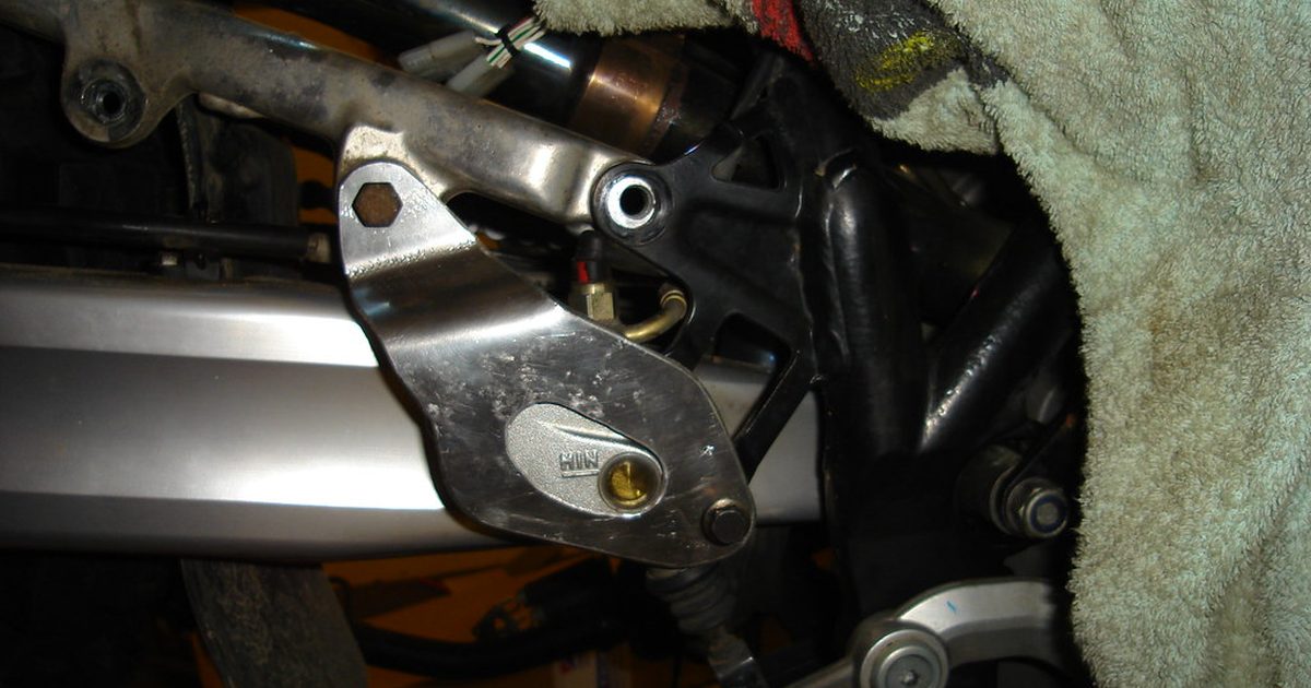Rear brake protector for the KTM 950 Adventure
